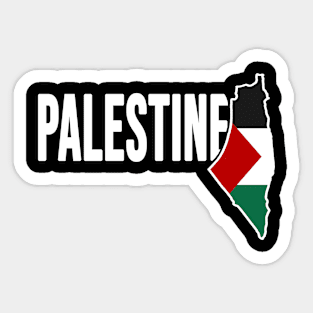 Palestine Map, Cool Palestine Roots, I love Palestine Sticker